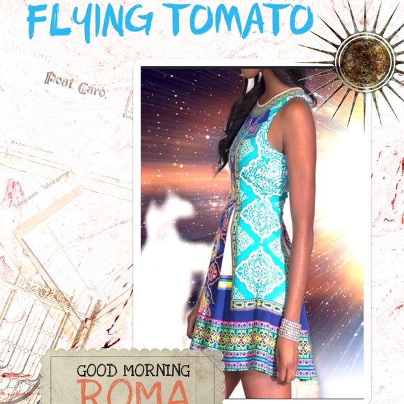 Flying Tomato Boho Multi colored sleeveless dress - Picture 2 of 15